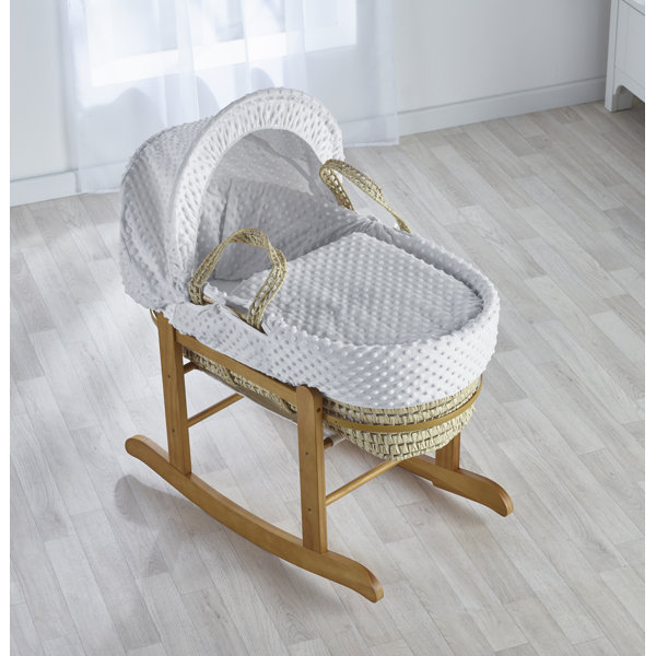 Harriet Bee Burton Moses Basket with Bedding with Mattress & Reviews